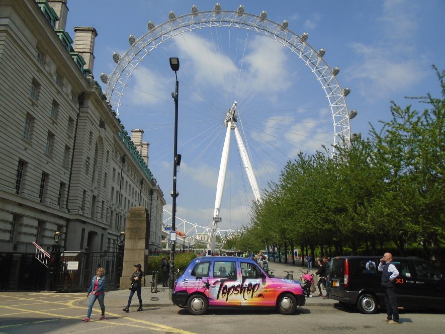 TopShop TopShop TopMan Taxi Advertising Campaign London Win a trip to LA competition Sherbet Media