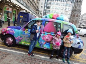 Trolls Dvd Release Taxi Campaign by Sherbet London