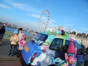 Sherbet London Taxi Advertising Campaign