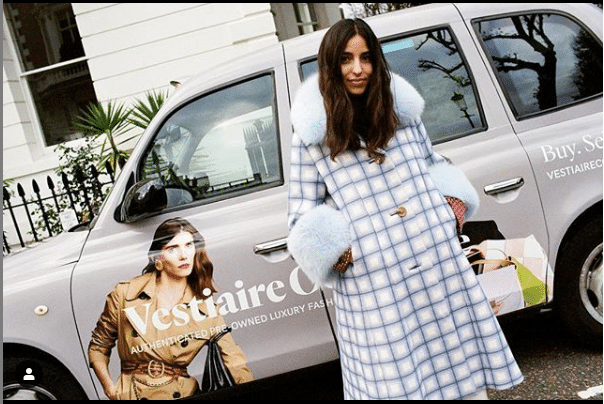 Bettina Looney Vestiaire Collective taxi