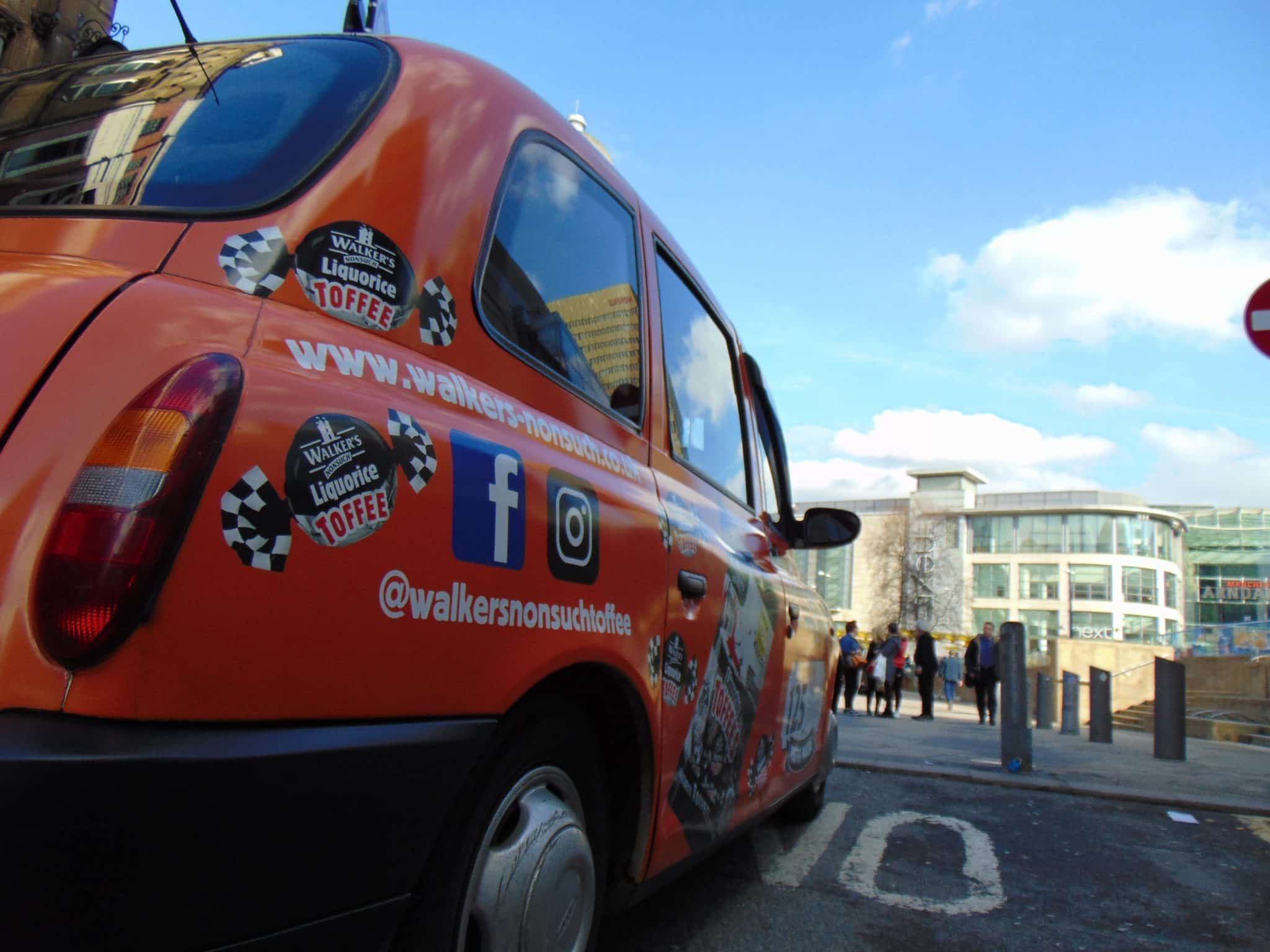 Walkers Nonsuch Toffee Taxis in Manchester Sherbet London