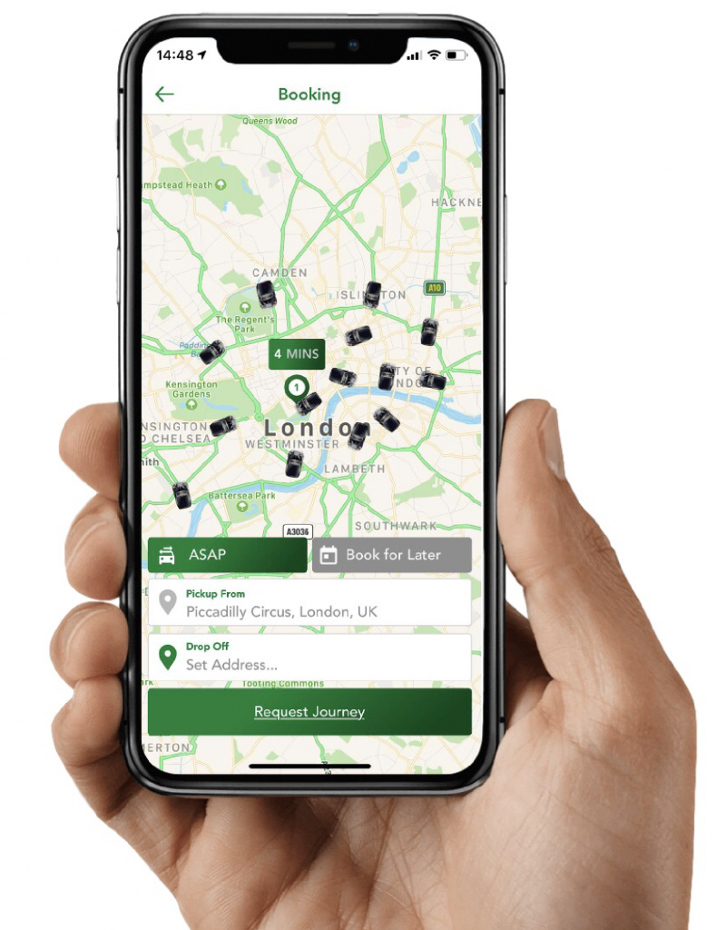 Sherbet London Ride App