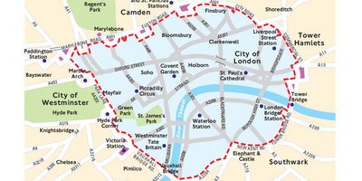 ULEZ map TFL