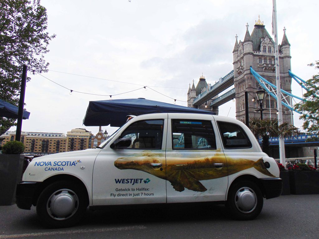 Nova Scotia WestJet Taxis London Sherbet Media