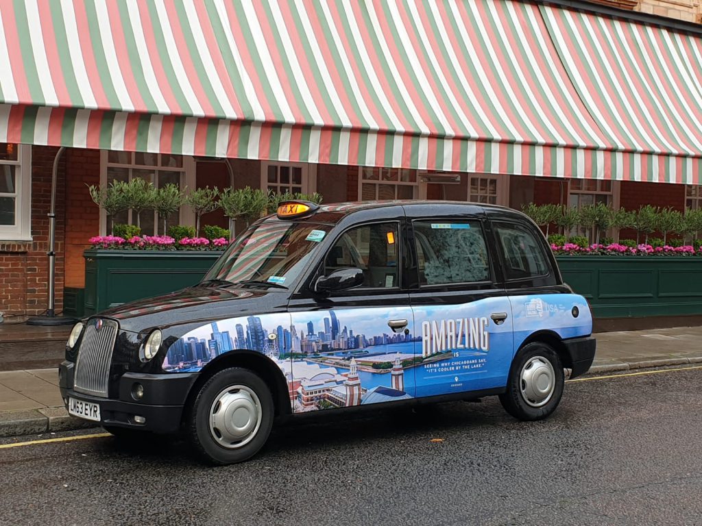 Sherbet Media Amazing Illinois Taxi Parade London