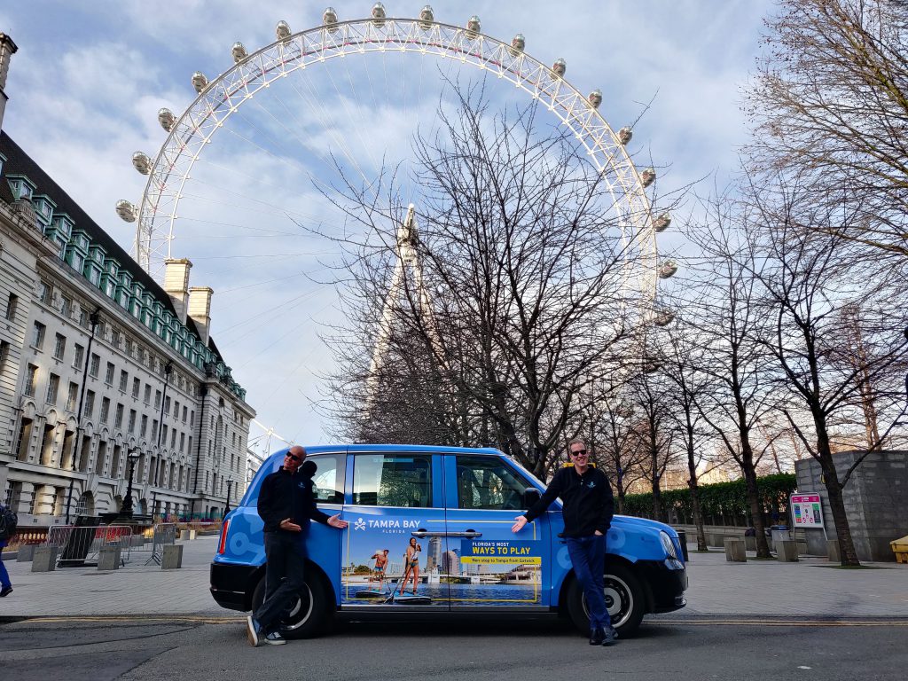 Electric Taxi Livery London Eye Tampa Bay